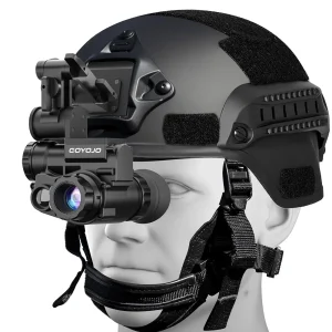 Helmet-Mounted Night Vision Goggles Monocular with 6X Zoom, Infrared & Compass – Waterproof NVG